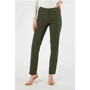 ROBELL Olive Green Cropped Pants